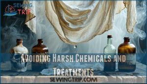 avoiding harsh chemicals and treatments