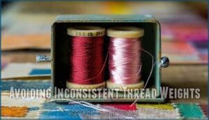 avoiding inconsistent thread weights