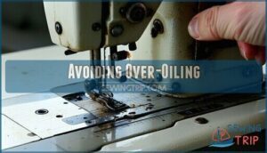avoiding over-oiling avoiding over-oiling