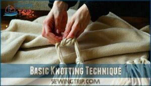 basic knotting technique