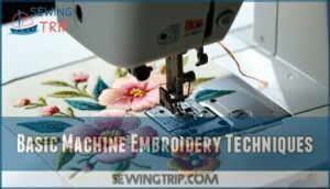 basic machine embroidery techniques