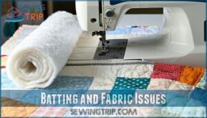 batting and fabric issues