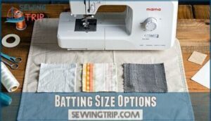 batting size options