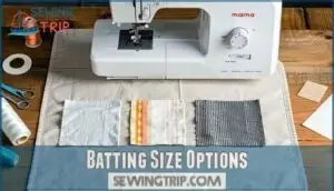 batting size options