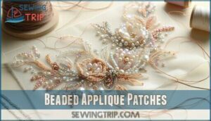 beaded applique patches