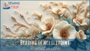 beading in needlepoint