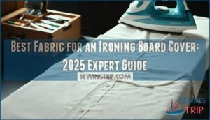 best fabric for an ironing board cover
