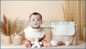 best fabric for drool bibs