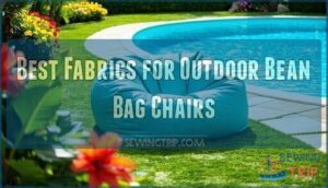 best fabrics for outdoor bean bag chairs