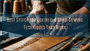 best stitch for leather