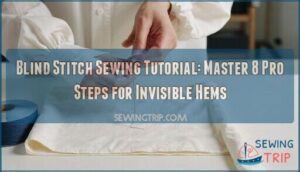 blind stitch sewing tutorial