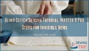 blind stitch sewing tutorial