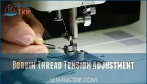 bobbin thread tension adjustment