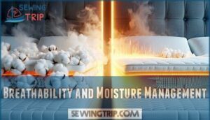 breathability and moisture management