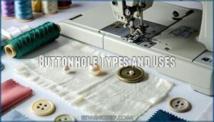 buttonhole types and uses