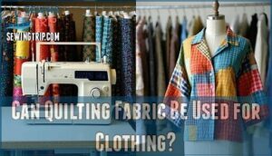 can quilting fabric be used for clothing