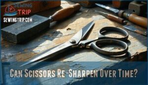 can scissors re-sharpen over time