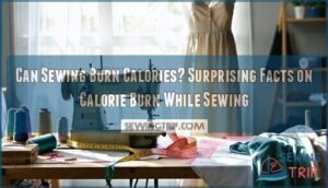 can sewing burn calories