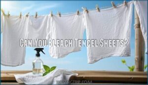 can you bleach tencel sheets