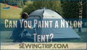 can you paint a nylon tent