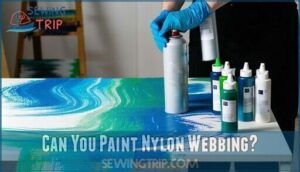 can you paint nylon webbing
