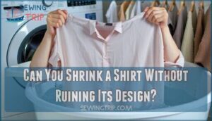 can you shrink a shirt without ruining its design