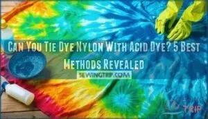 can you tie dye nylon with