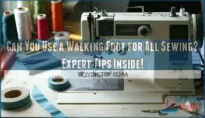can you use a walking foot for all sewing