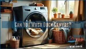 can you wash duck canvas