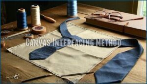 canvas interfacing method