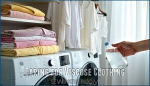 caring for viscose clothing