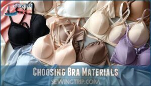 choosing bra materials