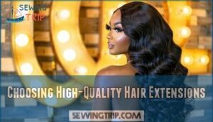 choosing high-quality hair extensions