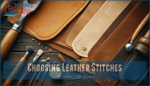 choosing leather stitches