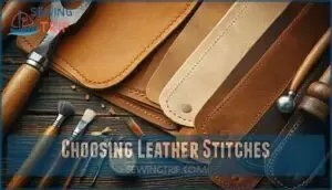 choosing leather stitches