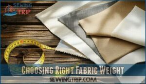 choosing right fabric weight