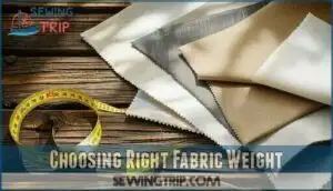 choosing right fabric weight