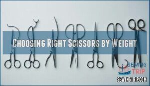choosing right scissors by weight
