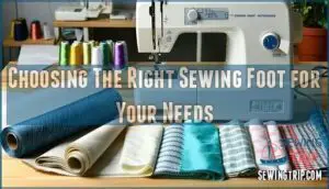 choosing the right sewing foot for your needs