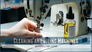 cleaning and oiling machines