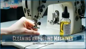 cleaning and oiling machines