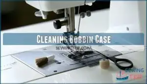 cleaning bobbin case