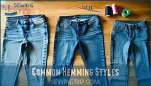 common hemming styles