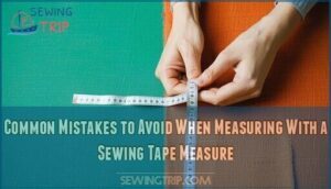 common mistakes to avoid when measuring with a sewing tape measure