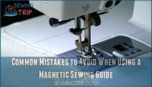 common mistakes to avoid when using a magnetic sewing guide