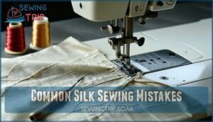 common silk sewing mistakes