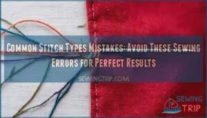common stitch types mistakes