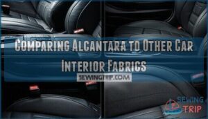 comparing alcantara to other car interior fabrics