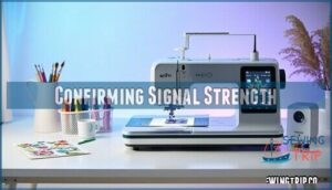 confirming signal strength