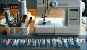 considerations for selecting sewing attachments